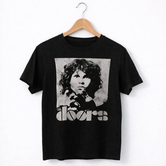 The Doors Tops - The Doors Band Tee Size Medium Graphic Rock T Shirt Vintage Style